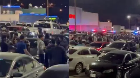 Operativo en plaza de Chihuahua