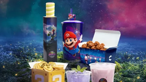 Menú especial por el estreno de Super Mario Glaxy: La Película