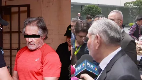 Ad&aacute;n Augusto se molesta por ser cuestionado sobre “La Barredora”.