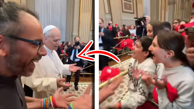 VIDEO VIRAL_ El Papa León XIV se vuelve viral en redes sociales por hacer el gesto _Six-Seven_ con jóvenes.webp