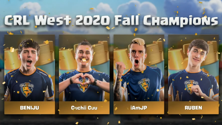 Team Queso Clash Royale fall season campeones