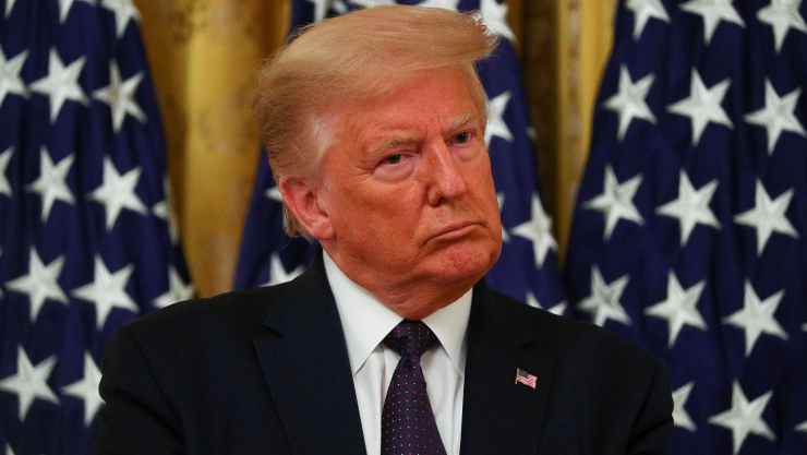 El presidente de Estados Unidos, Donald Trump, durante un evento en la Casa Blanca, en Washington