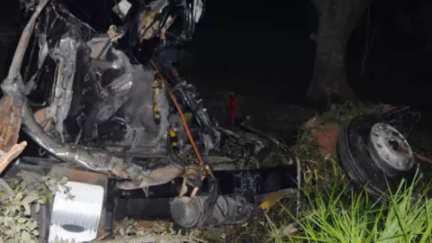 Automóvil accidentando