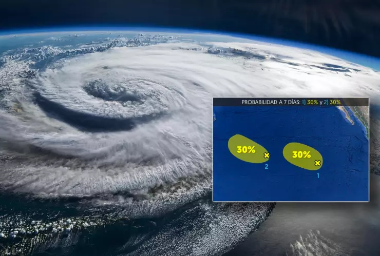 Ciclones potenciales México Conagua