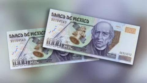 Billete de mil pesos de la familia D1