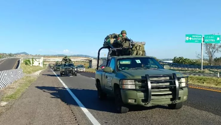 Llega soldados a Guanajuato