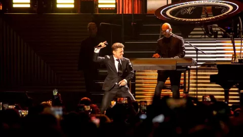 Luis Miguel en concierto en Ciudad de México
