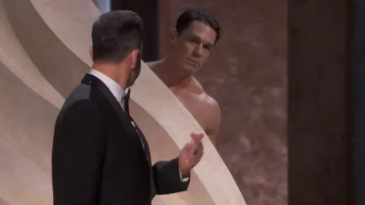 John Cena aparece desnudo en los Premios Oscar