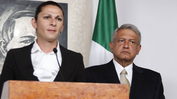 Ana Guevara y AMLO