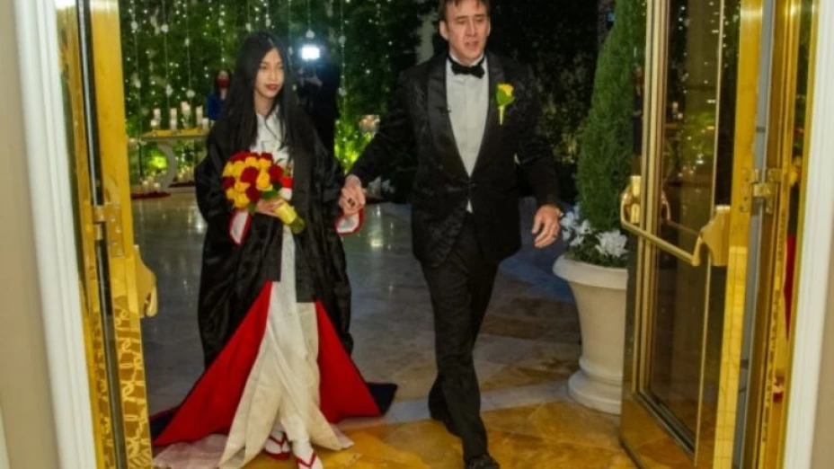 Boda de Nicolas Cage con Riko Shibata 2021