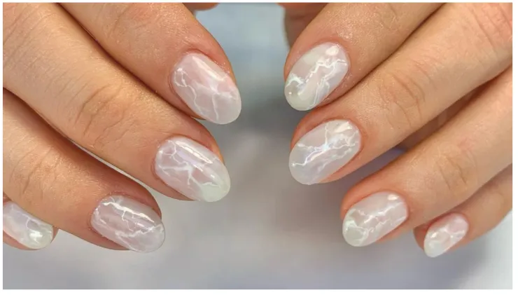 uñas estilo cuarzo citrino