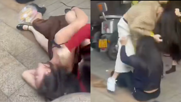 Pelea en kinder de China