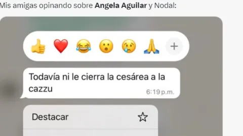 ¿Traición? Esta es fue la reacción de Ángela Aguilar al enterarse de que Nodal sería papá