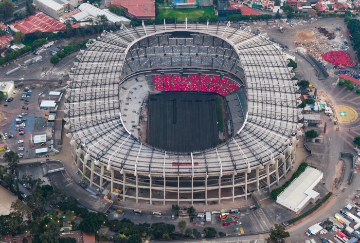 Aerial Views Of Banorte Stadium Ahead 2026 FIFA World Cup