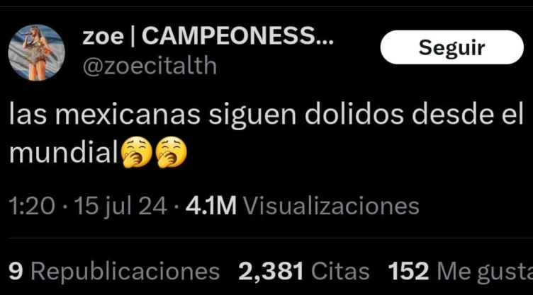 El comentario de @zoecitalth que desató los memes