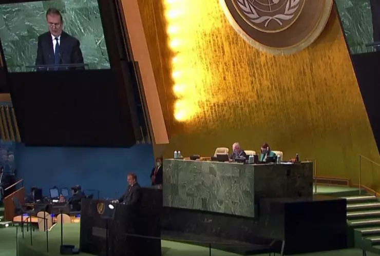 En Nueva York el canciller mexicano Marcelo Ebrard critica fuerte a la ONU.