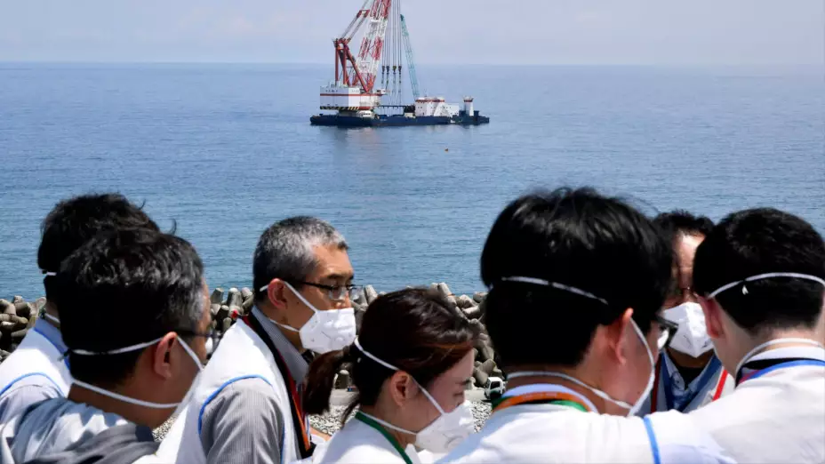 Zona donde se descargará el agua radiactiva de Fukushima