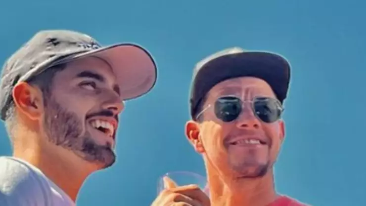 Abraham Ancer jugó con Mark Wahlberg en el gozzer ranch golf club