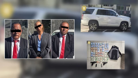 Dos hombres que dijeron ser escoltas en CDMX fueron detenidos con más de un mdp.