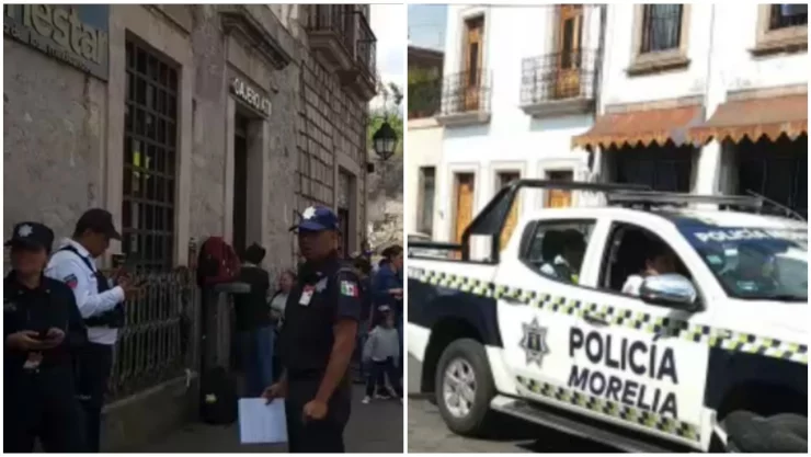 Se registra robo en Banco del Bienestar en Michoacán