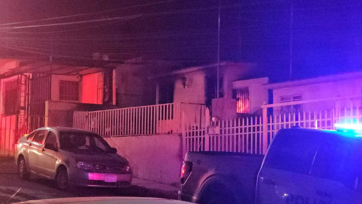 Incendio en la colonia Infonavit.