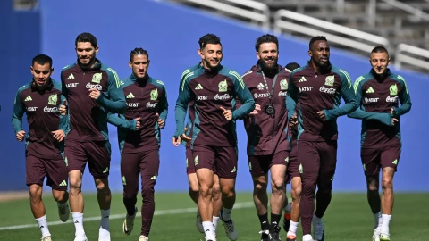 Entrenamiento de la Selecci&oacute;n Mexicana