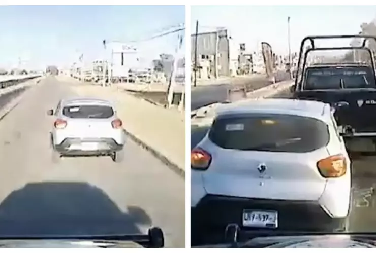 Persecución, choque y captura en la México- Querétaro: Policías embisten y detienen a delincuentes| VIDEO