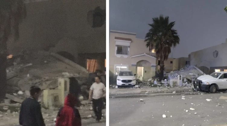Saltillo estallido casa policías