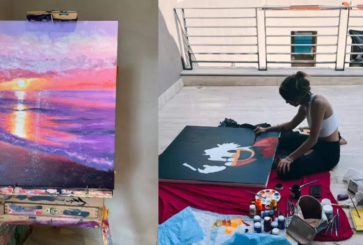 ¿Mar de Regil eres tú? Kim Kardashian presume pintura que hizo su hija