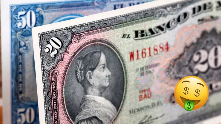 Estos son los billetes antiguos que se venden en casi medio millón de pesos en México