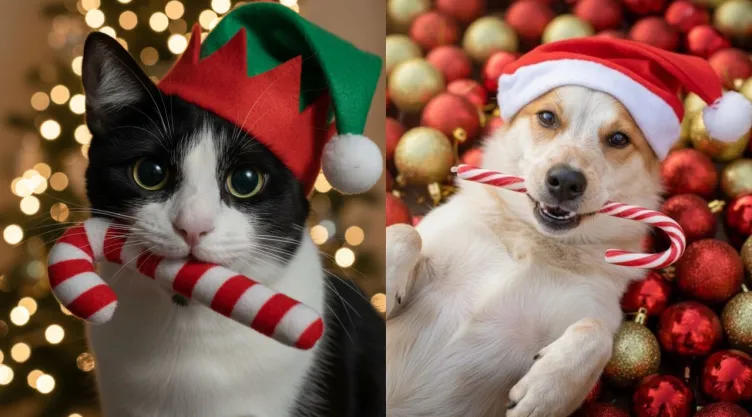 Cómo crear imágenes navideñas de tu perro o gato con IA: Guía paso a paso