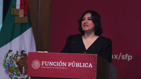 Eréndira Sandoval, titular de la Secretaría de la Función Pública