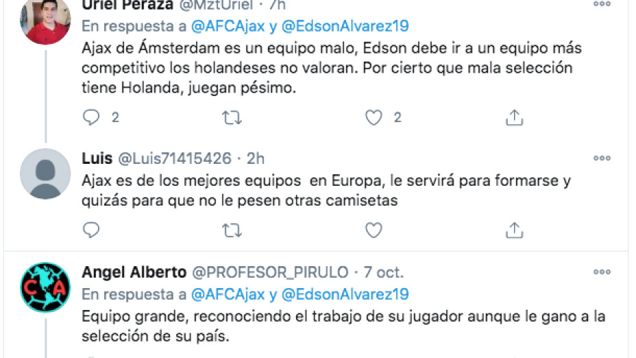 Afición mexicana defiende a Edson Álvarez