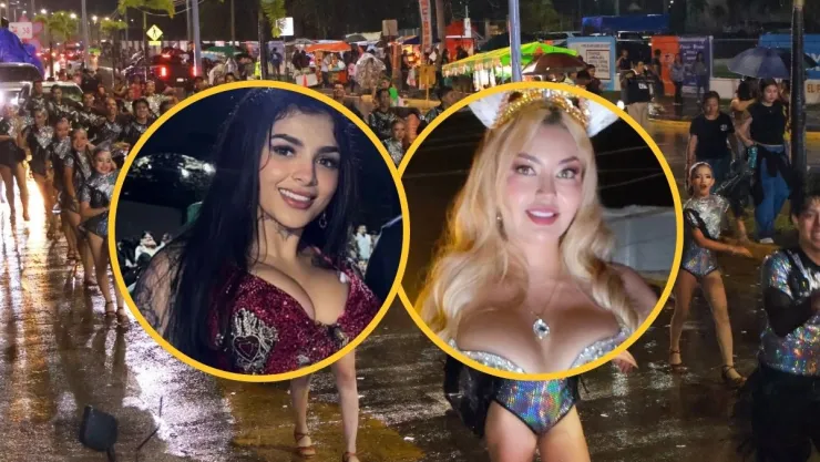 Karely Ruiz y Cyn Martínez en el mismo evento
