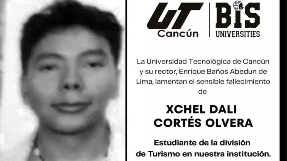 Se despiden de Xchel Dali Cortés Olvera, joven que perdió la vida en accidente en la avenida Bonampak