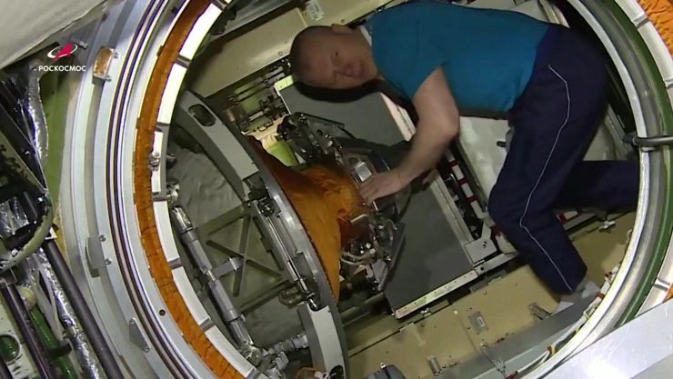 La Agencia Espacial Federal Rusa, conocida como Roscosmos, lanzó el primer video desde el interior de su módulo laboratorio multipropósito, Nauka.
