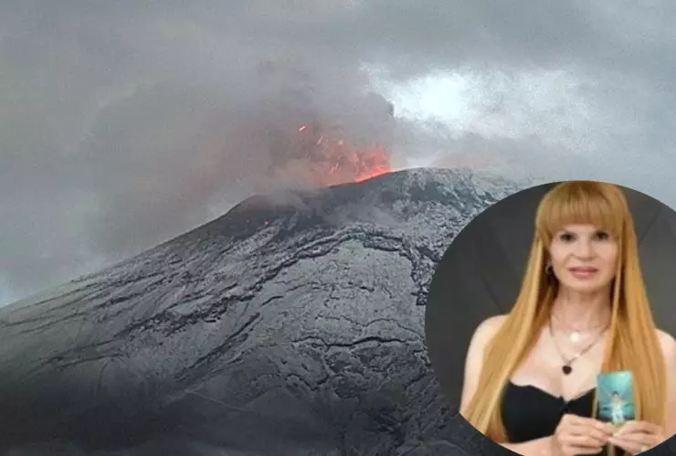 Mhoni Vidente erupción del Popocatepétl