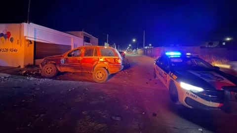 Volcadura en Jardines del Sol