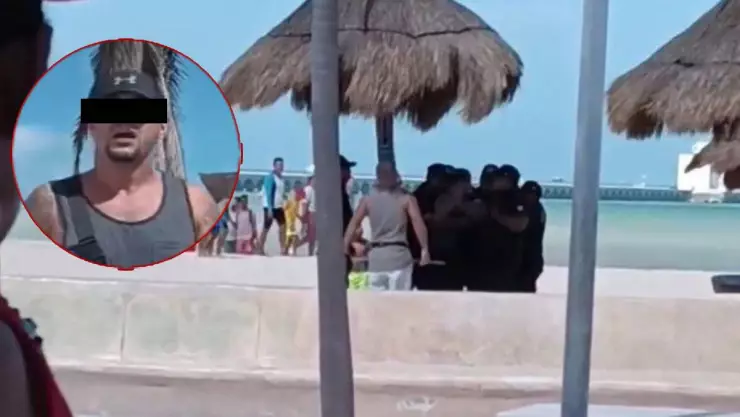 Detienen a turista extranjero por presuntamente AGREDIR a una mujer en Progreso