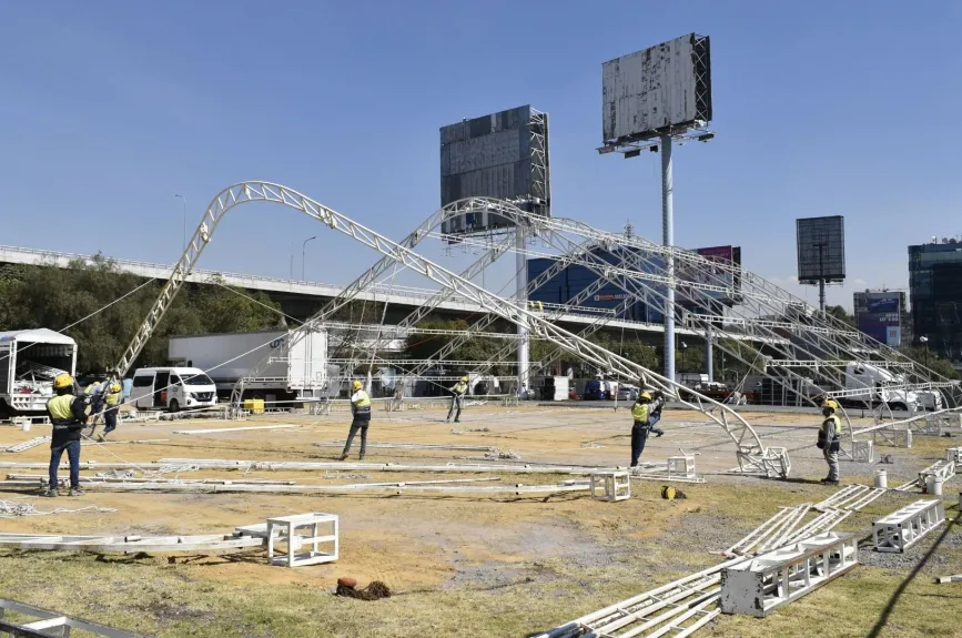 Así va la construcción del Centro de Acopio.