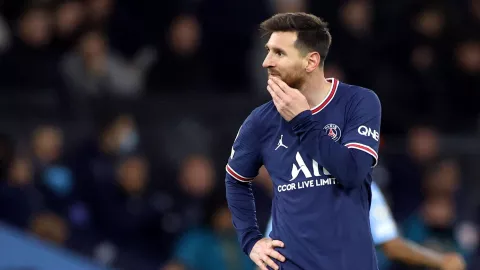Lionel Messi con el PSG