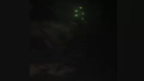 Luces extrañas en Texas