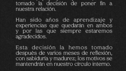Comunicado oficial sobre la separación de Irina Baeva y Gabriel Soto