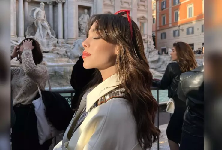 Danna Paola reaparece tras recuperarse de COVID-19.