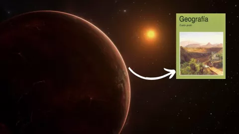 Eclipse solar en libro SEP