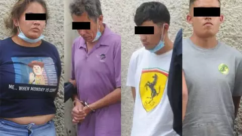 Antonio “N”, alias “El Mara”, presunto integrante de La Unión Tepito, fue detenido junto con dos sujetos más y una mujer en la Morelos.