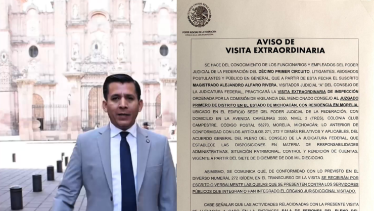 Juez intenta frenar reforma judicial, ahora denuncia persecución política