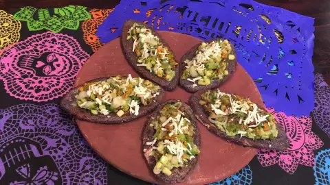Tlacoyos de calabacitas, Cocineros Mexicanos