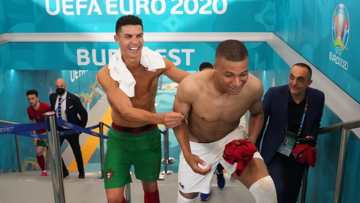 CRISTIANO Y MBAPP&Eacute; EUROCOPA