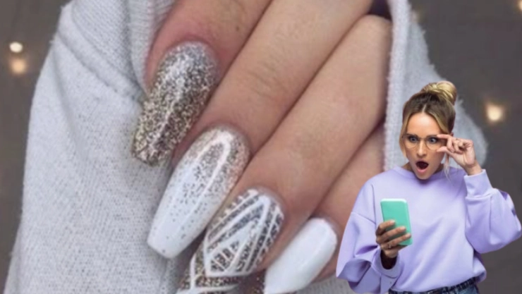 Diseños de uñas largas para lucir en Año Nuevo